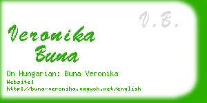 veronika buna business card